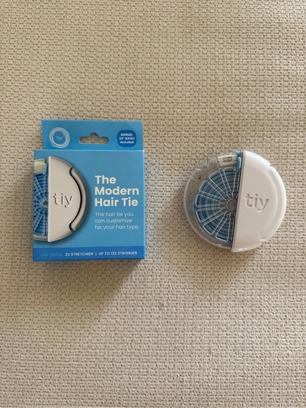 2 pack Light Blue TIY - Modern Hair Tie